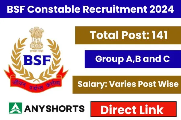 BSF Constable Recruitment 2024